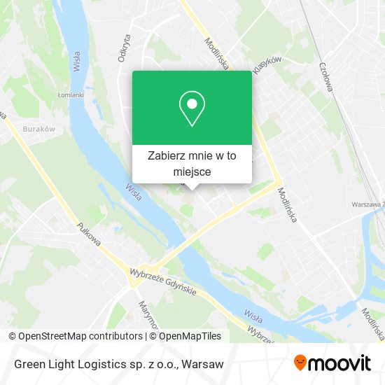 Mapa Green Light Logistics sp. z o.o.