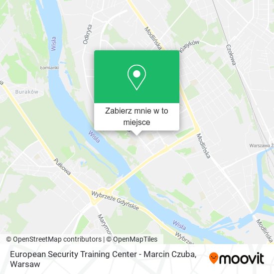 Mapa European Security Training Center - Marcin Czuba