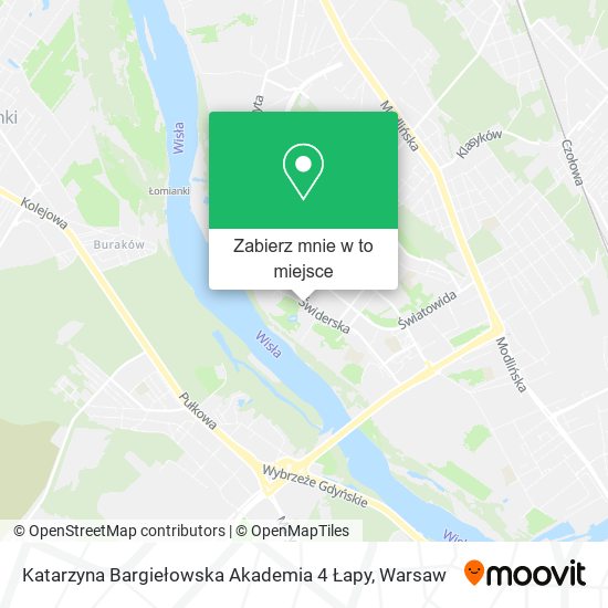 Mapa Katarzyna Bargiełowska Akademia 4 Łapy