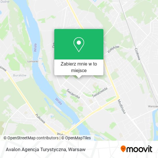 Mapa Avalon Agencja Turystyczna