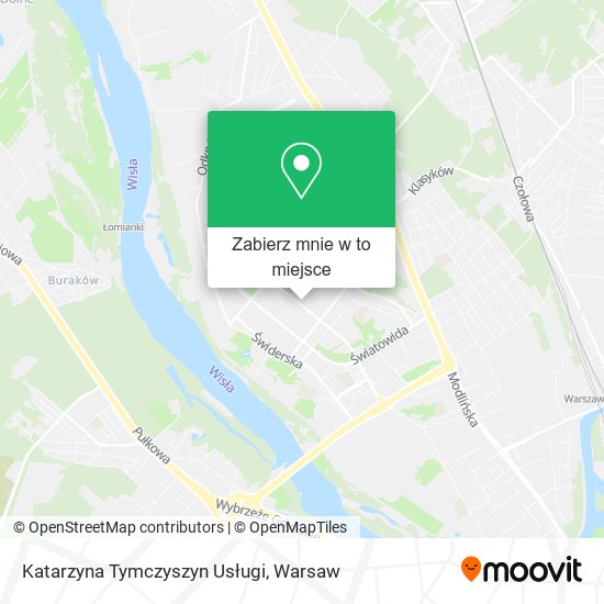 Mapa Katarzyna Tymczyszyn Usługi