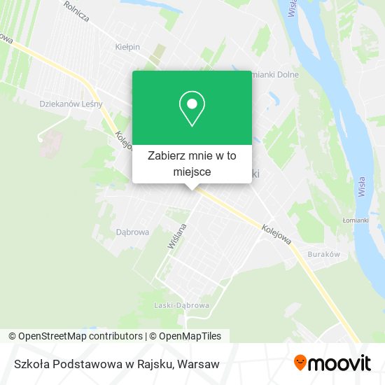 Mapa Szkoła Podstawowa w Rajsku