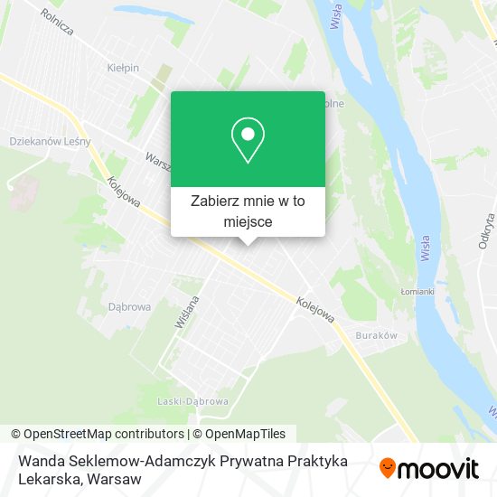 Mapa Wanda Seklemow-Adamczyk Prywatna Praktyka Lekarska