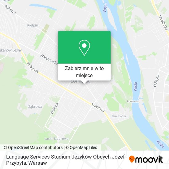 Mapa Language Services Studium Języków Obcych Józef Przybyła