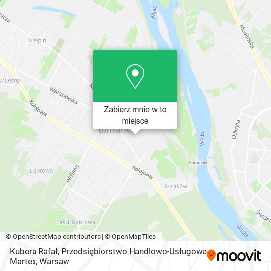 Mapa Kubera Rafał, Przedsiębiorstwo Handlowo-Usługowe Martex