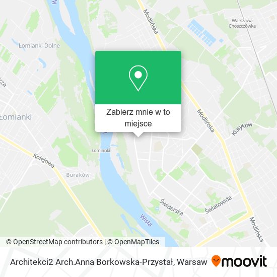 Mapa Architekci2 Arch.Anna Borkowska-Przystał