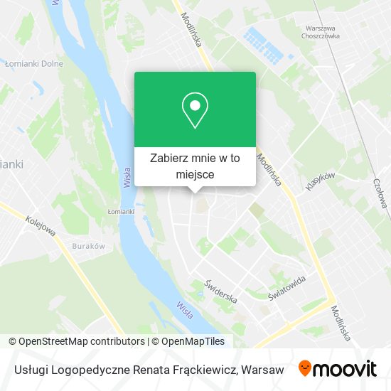 Mapa Usługi Logopedyczne Renata Frąckiewicz