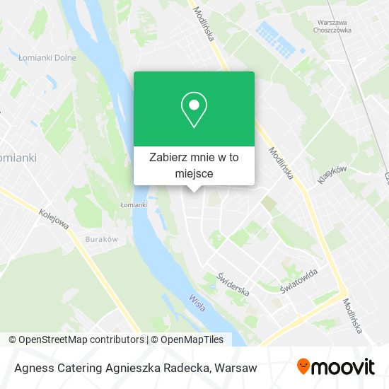 Mapa Agness Catering Agnieszka Radecka