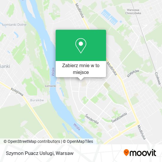 Mapa Szymon Puacz Usługi