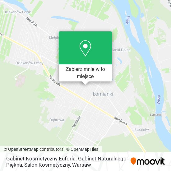 Mapa Gabinet Kosmetyczny Euforia. Gabinet Naturalnego Piękna, Salon Kosmetyczny