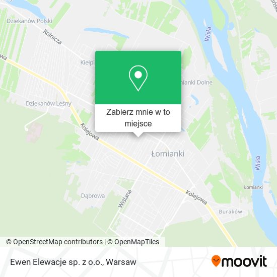 Mapa Ewen Elewacje sp. z o.o.