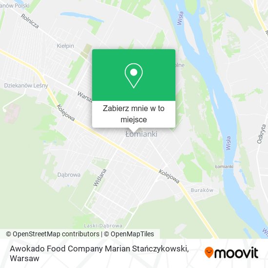 Mapa Awokado Food Company Marian Stańczykowski