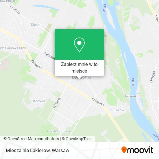 Mapa Mieszalnia Lakierów