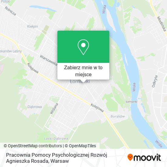 Mapa Pracownia Pomocy Psychologicznej Rozwój Agnieszka Rosada