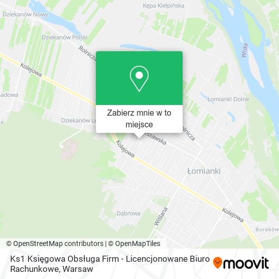 Mapa Ks1 Księgowa Obsługa Firm - Licencjonowane Biuro Rachunkowe