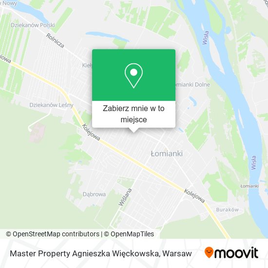 Mapa Master Property Agnieszka Więckowska