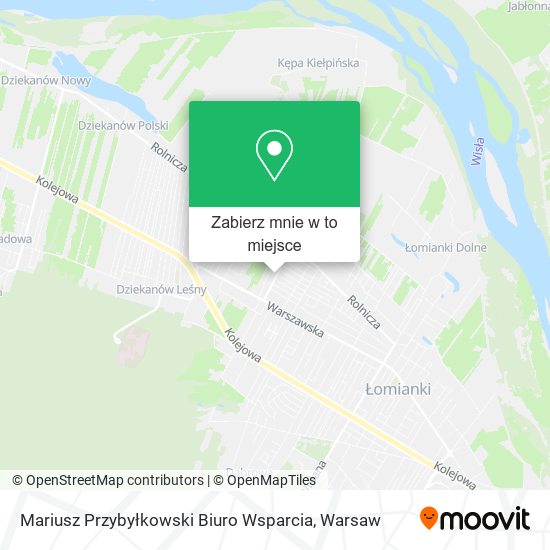 Mapa Mariusz Przybyłkowski Biuro Wsparcia