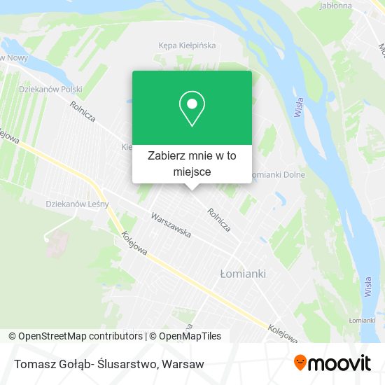 Mapa Tomasz Gołąb- Ślusarstwo