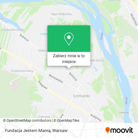 Mapa Fundacja Jestem Mamą