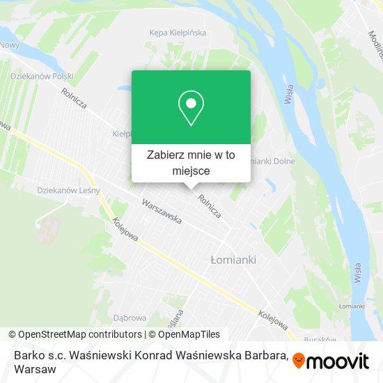 Mapa Barko s.c. Waśniewski Konrad Waśniewska Barbara