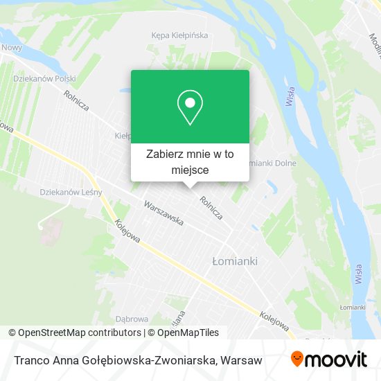 Mapa Tranco Anna Gołębiowska-Zwoniarska