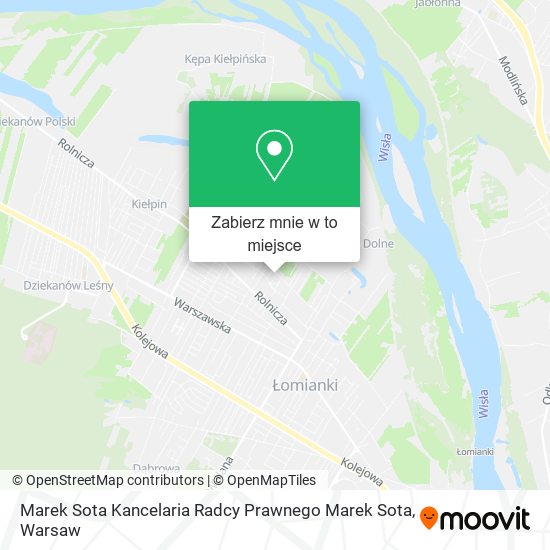 Mapa Marek Sota Kancelaria Radcy Prawnego Marek Sota