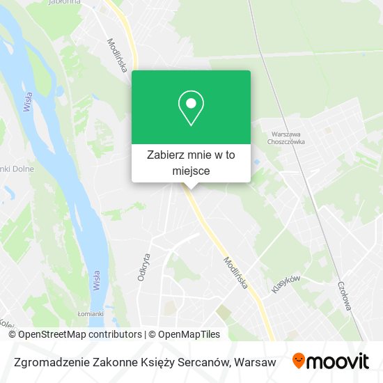 Mapa Zgromadzenie Zakonne Księży Sercanów