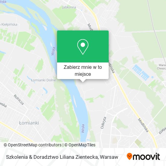 Mapa Szkolenia & Doradztwo Liliana Zientecka