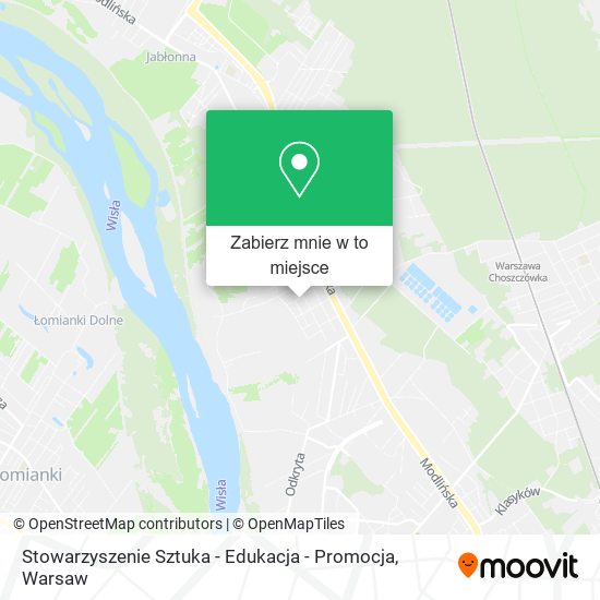 Mapa Stowarzyszenie Sztuka - Edukacja - Promocja