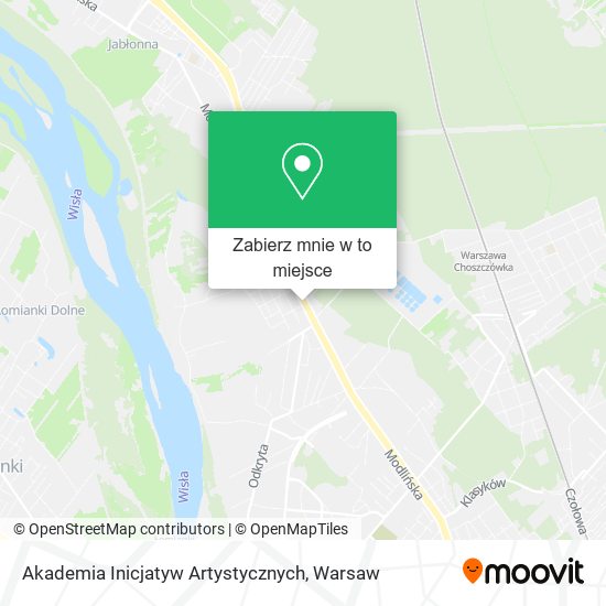 Mapa Akademia Inicjatyw Artystycznych