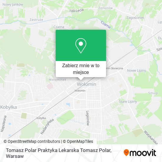 Mapa Tomasz Polar Praktyka Lekarska Tomasz Polar