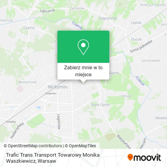 Mapa Trafic Trans Transport Towarowy Monika Waszkiewicz