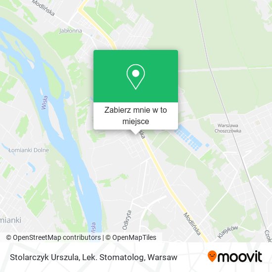 Mapa Stolarczyk Urszula, Lek. Stomatolog