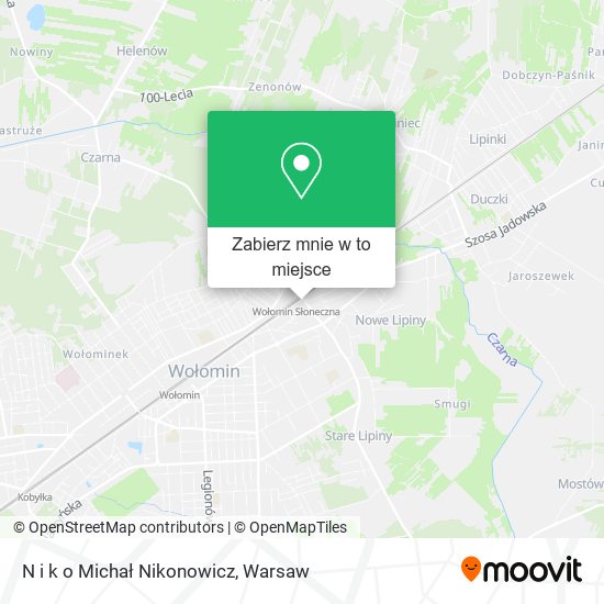 Mapa N i k o Michał Nikonowicz