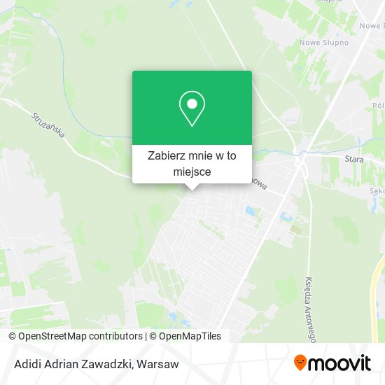 Mapa Adidi Adrian Zawadzki