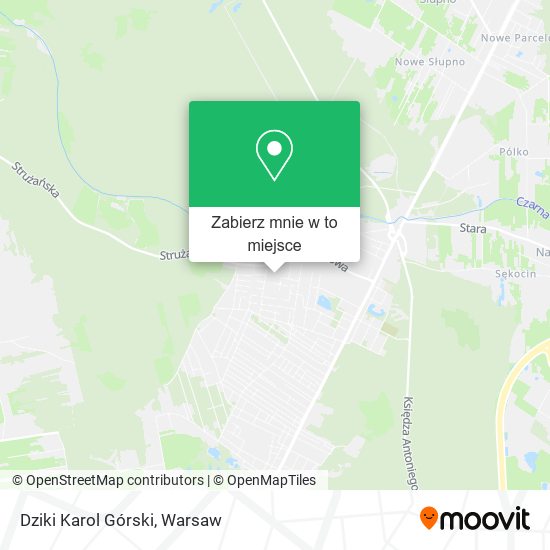 Mapa Dziki Karol Górski