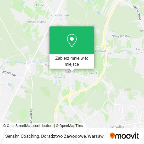 Mapa Senshr. Coaching, Doradztwo Zawodowe