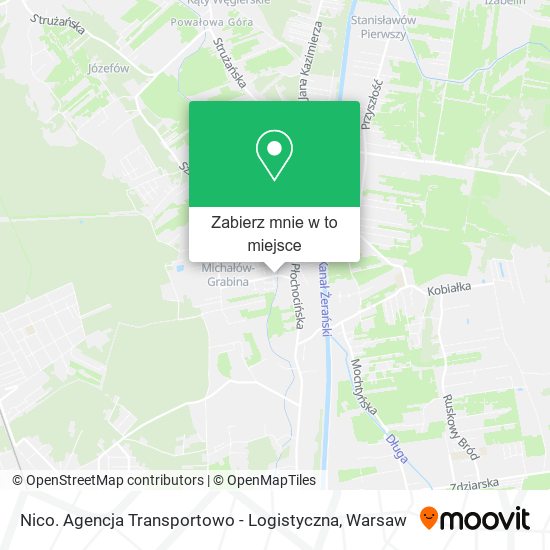 Mapa Nico. Agencja Transportowo - Logistyczna