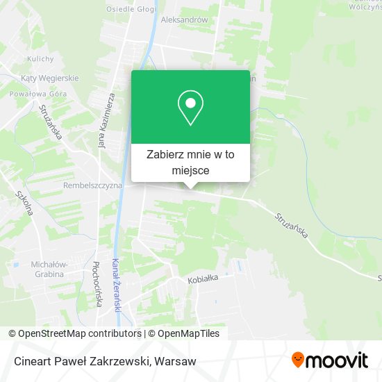 Mapa Cineart Paweł Zakrzewski