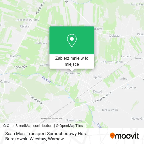 Mapa Scan Man. Transport Samochodowy Hds. Burakowski Wiesław