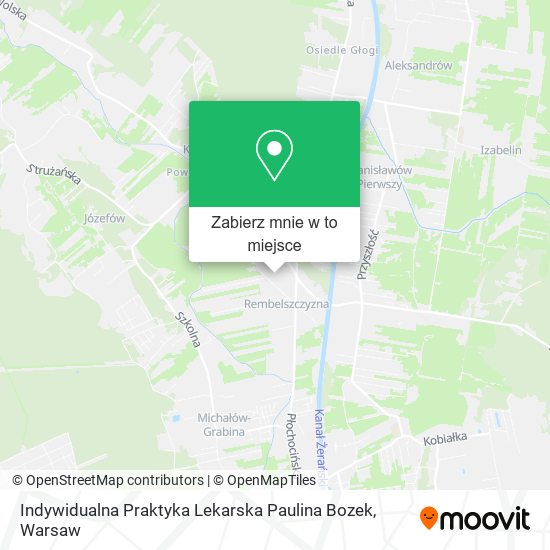 Mapa Indywidualna Praktyka Lekarska Paulina Bozek