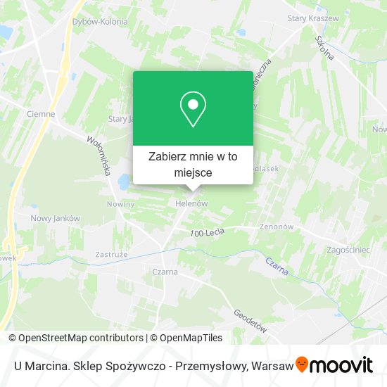 Mapa U Marcina. Sklep Spożywczo - Przemysłowy