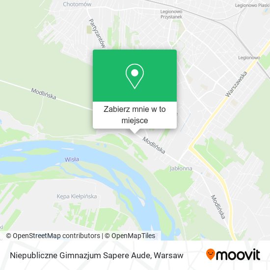 Mapa Niepubliczne Gimnazjum Sapere Aude