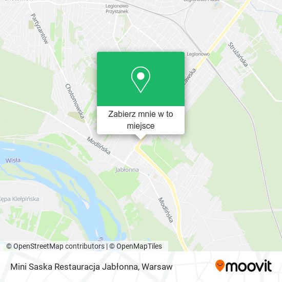 Mapa Mini Saska Restauracja Jabłonna