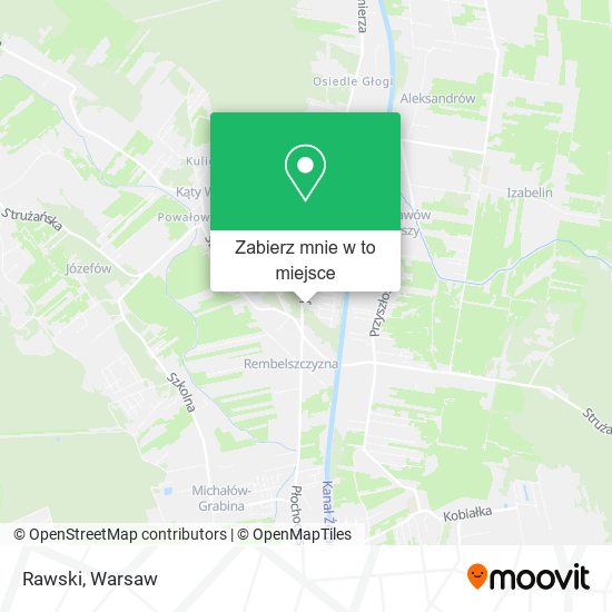 Mapa Rawski