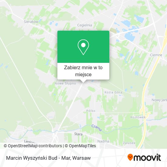 Mapa Marcin Wyszyński Bud - Mar