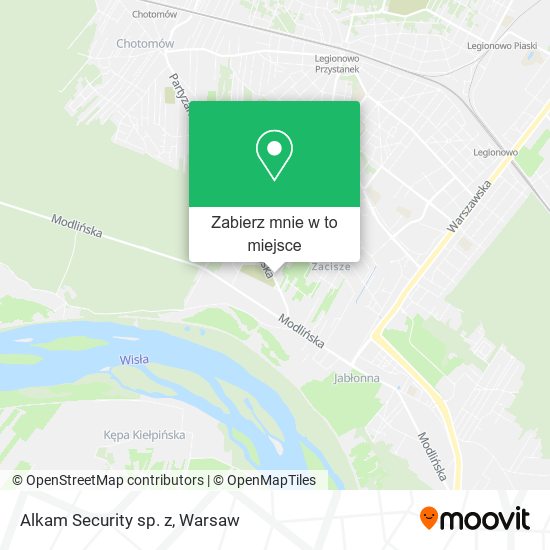 Mapa Alkam Security sp. z