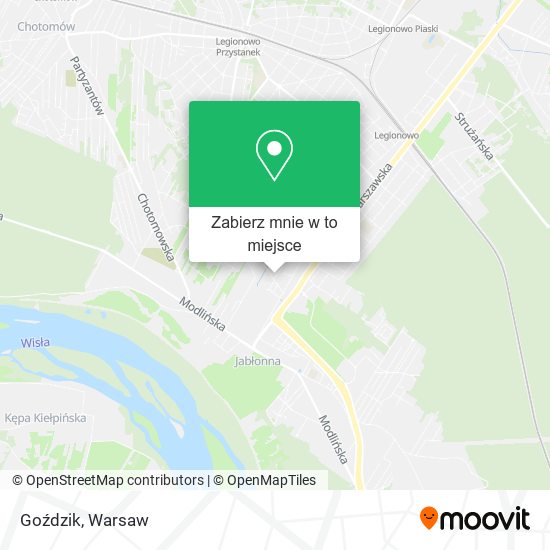 Mapa Goździk