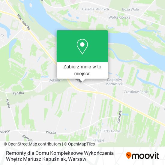 Mapa Remonty dla Domu Kompleksowe Wykończenia Wnętrz Mariusz Kapuśniak