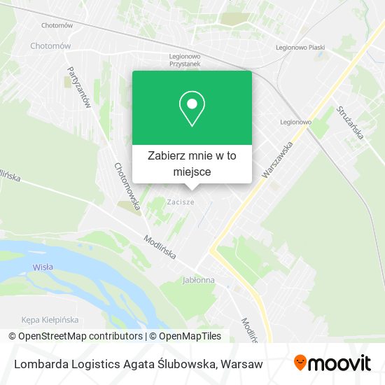 Mapa Lombarda Logistics Agata Ślubowska